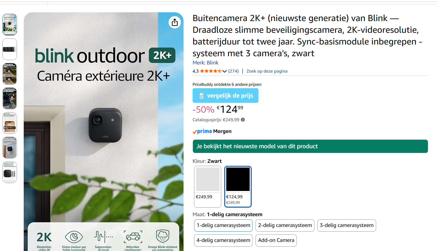 Beveiligingscamera: Buitencamera 2K+ (nieuwste generatie) van Blink
