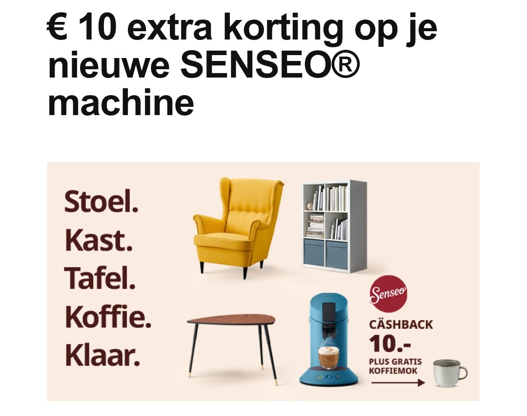☕€ 10 extra korting op je nieuwe SENSEO! ☕