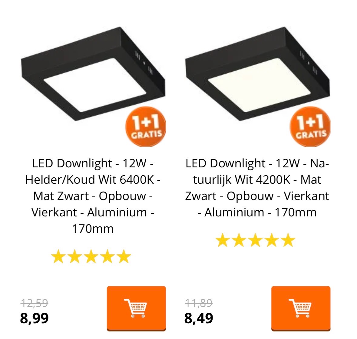 1 + 1 op ledverlichting