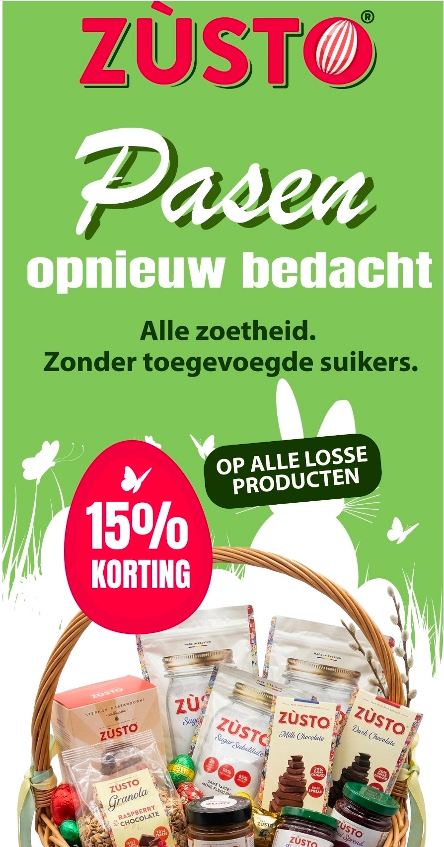 15% korting op Zùsto producten