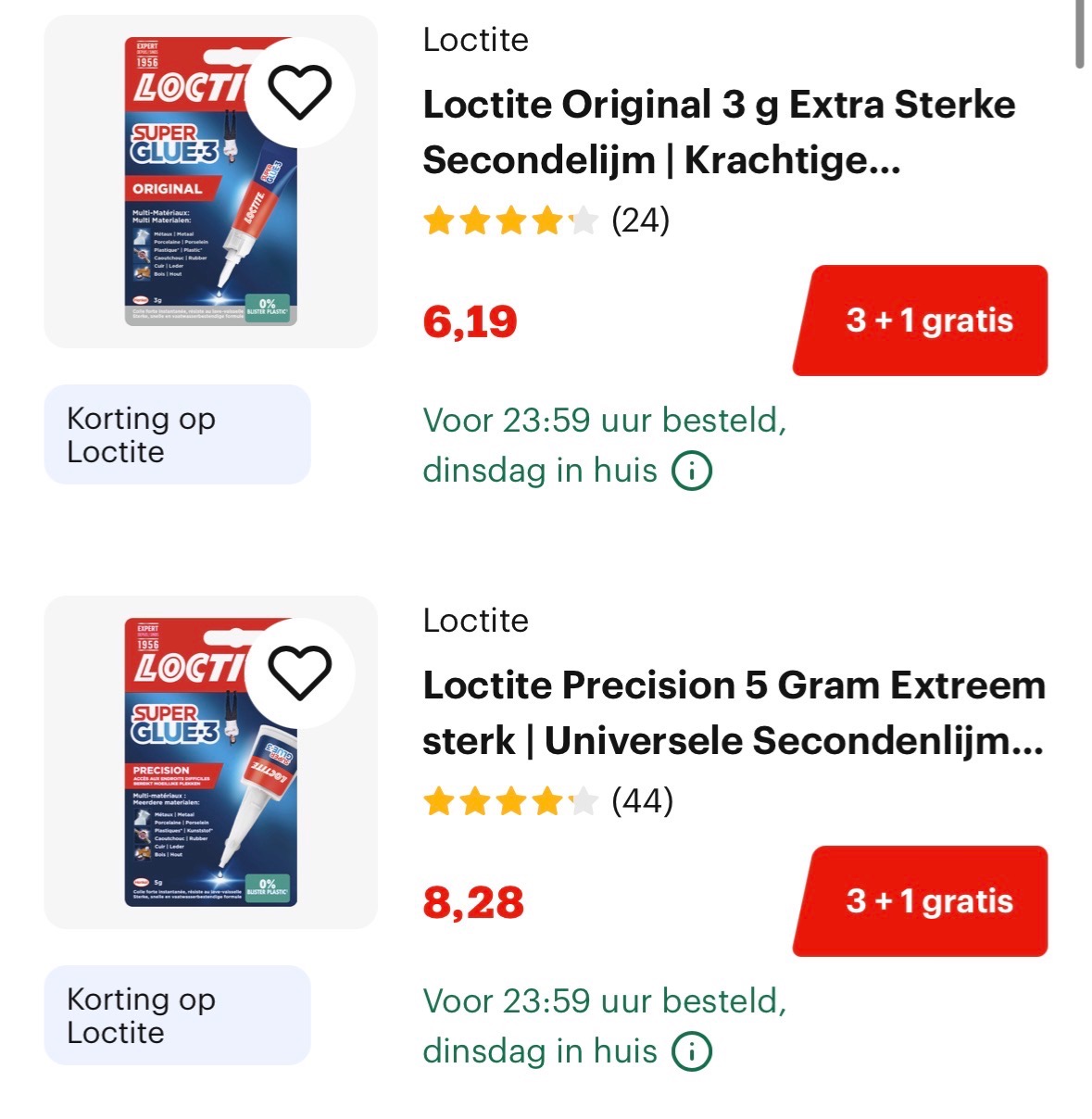 Loctite 3 + 1 gratis