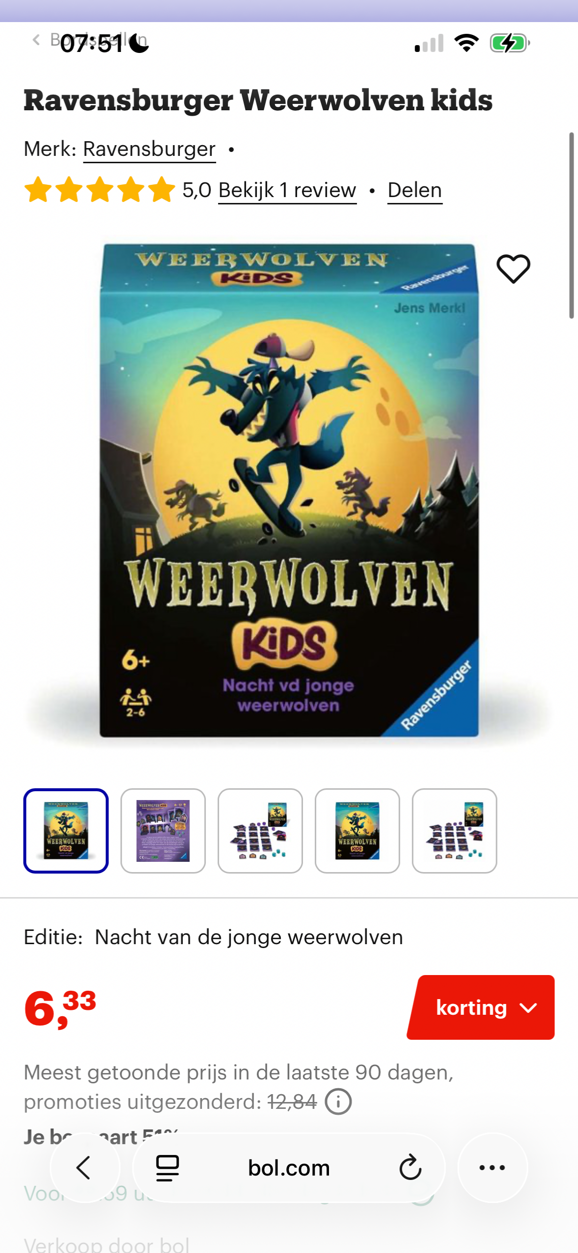 Ravensburger Weerwolven kids -51%