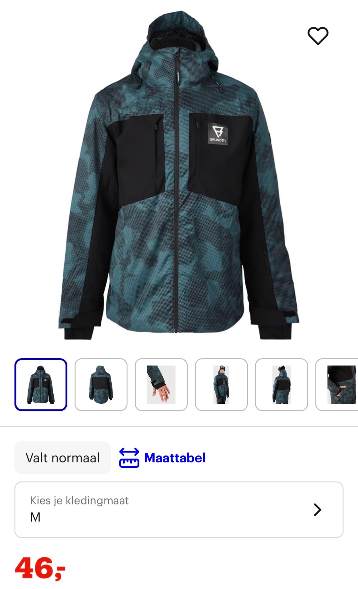 Brunotti wintersportjas M