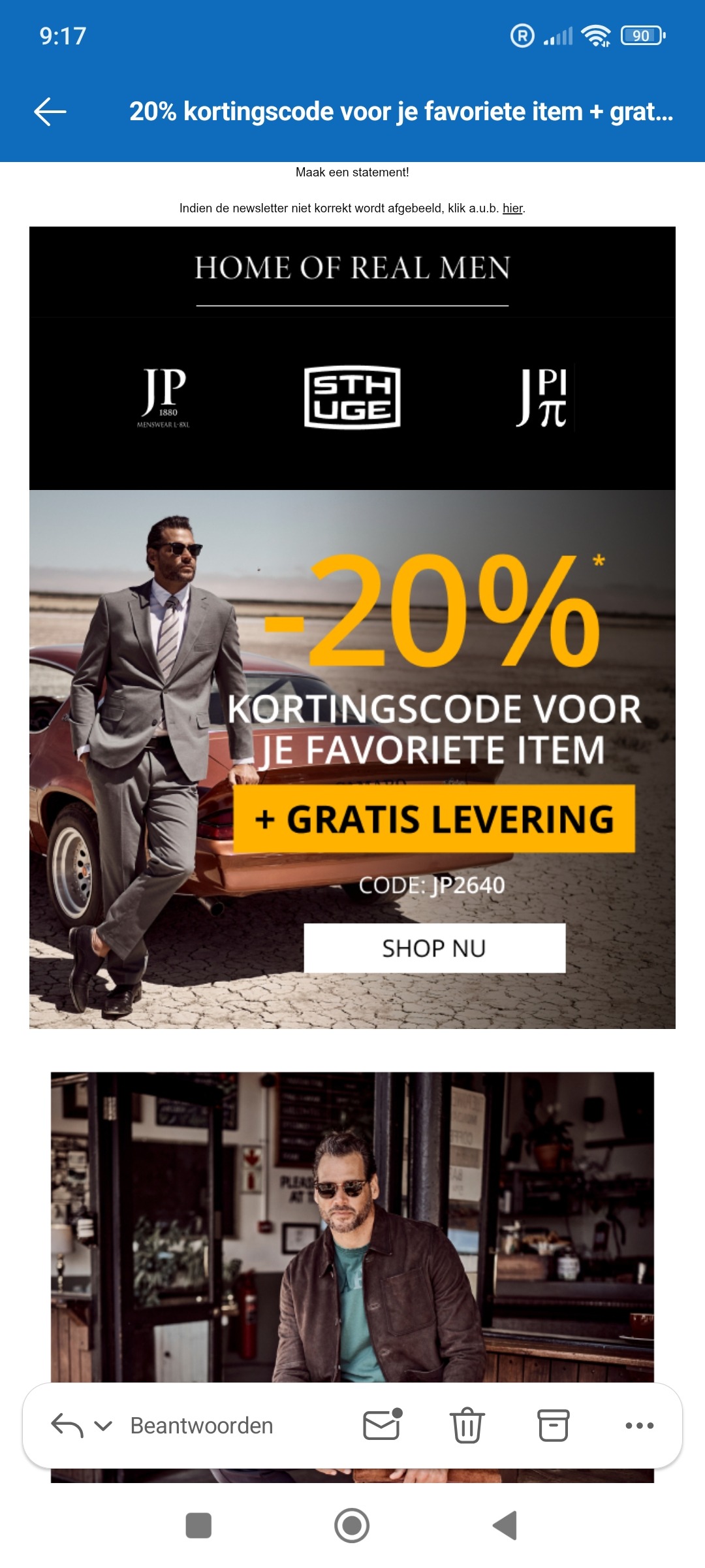 Jp1880: 20% op 1 artikel
