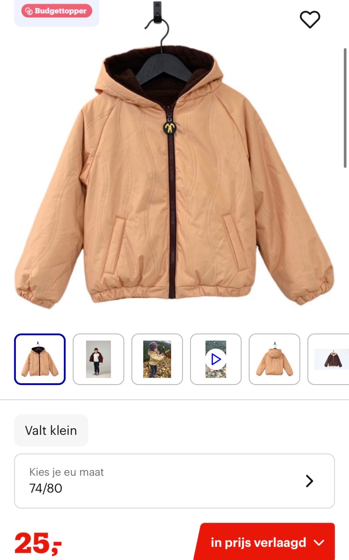 Ducksday Omkeerbare jas