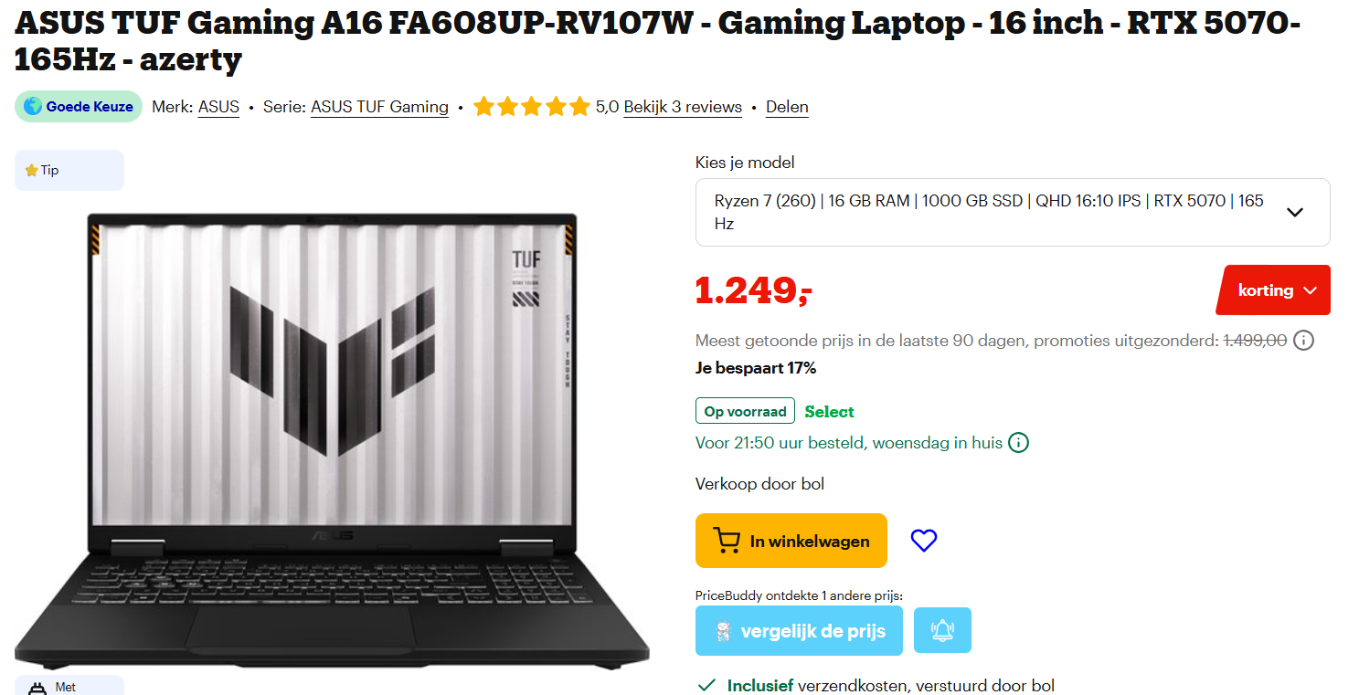 3 interessante laptop deals bij bol.com