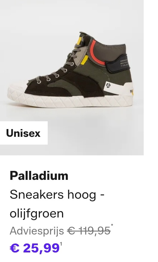 Sneakers vanaf 75% korting 😱