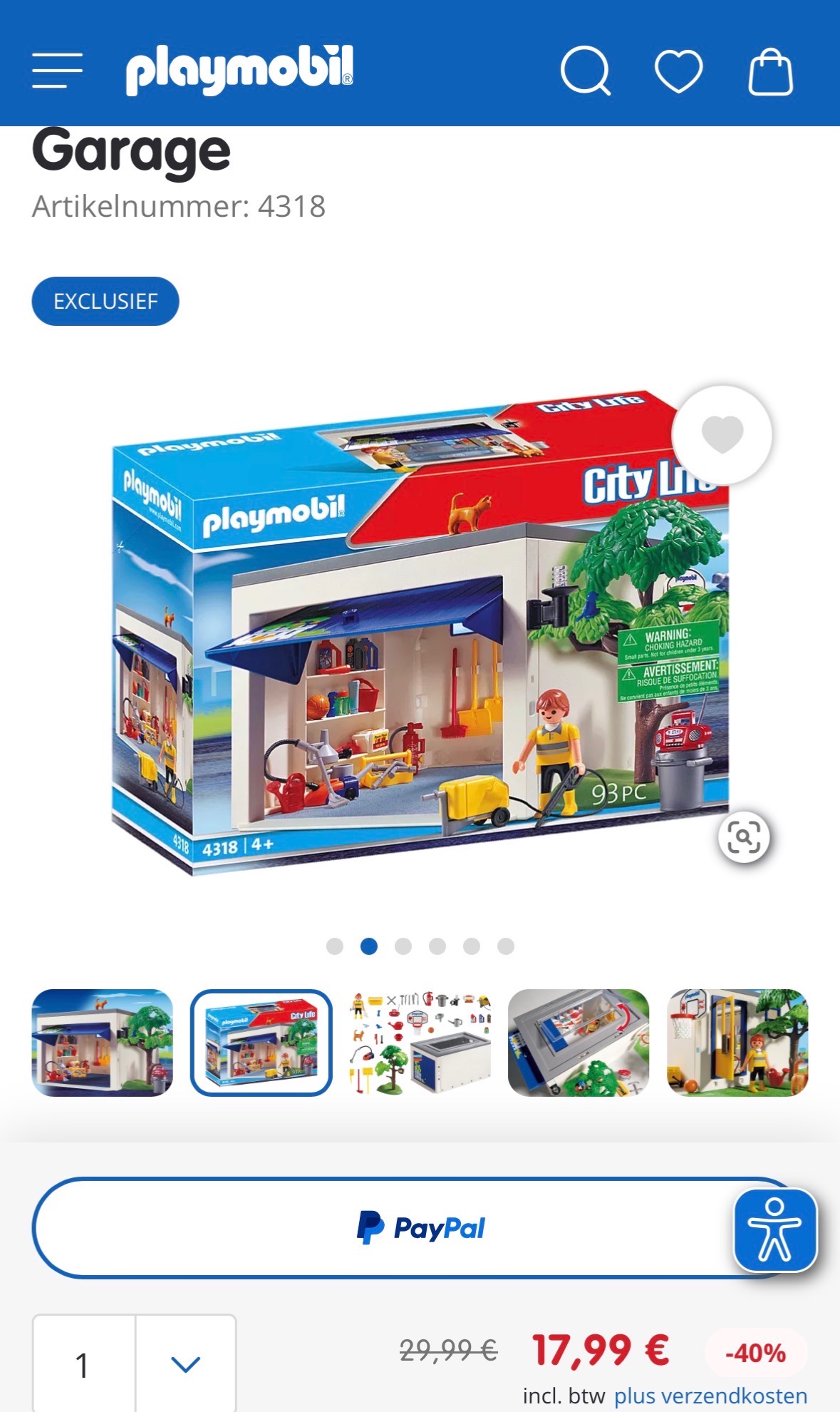 Playmobil garage