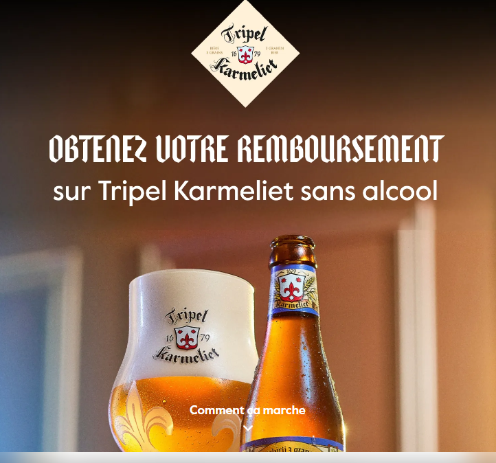 Tripel Karmeliet sans alcool 100% remboursé 🍻