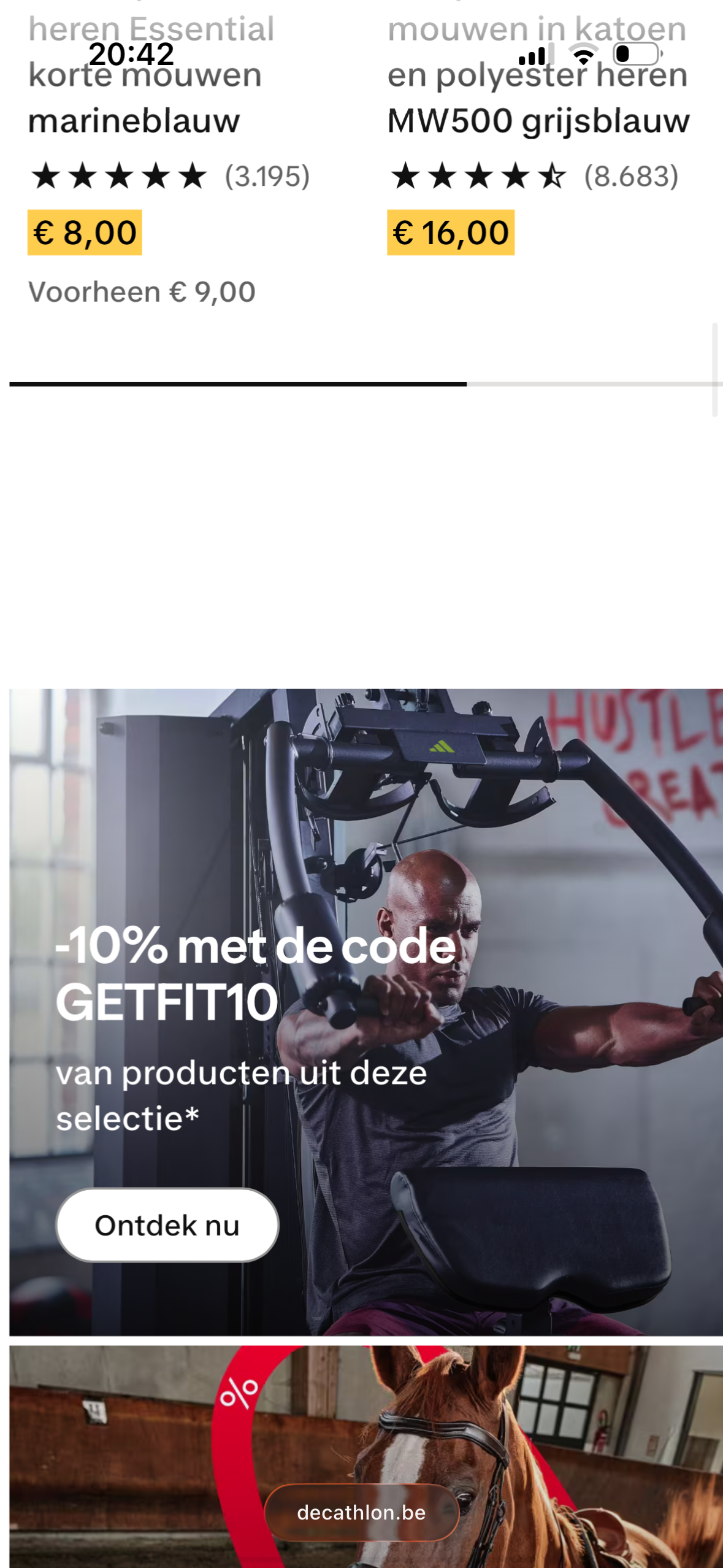 Word fit met onze promotiecode