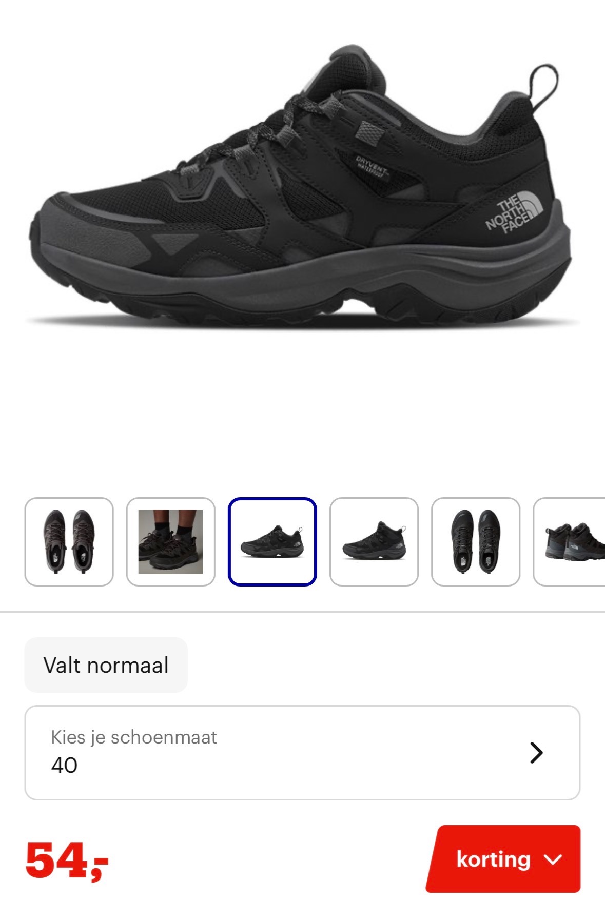 The North face maat 40