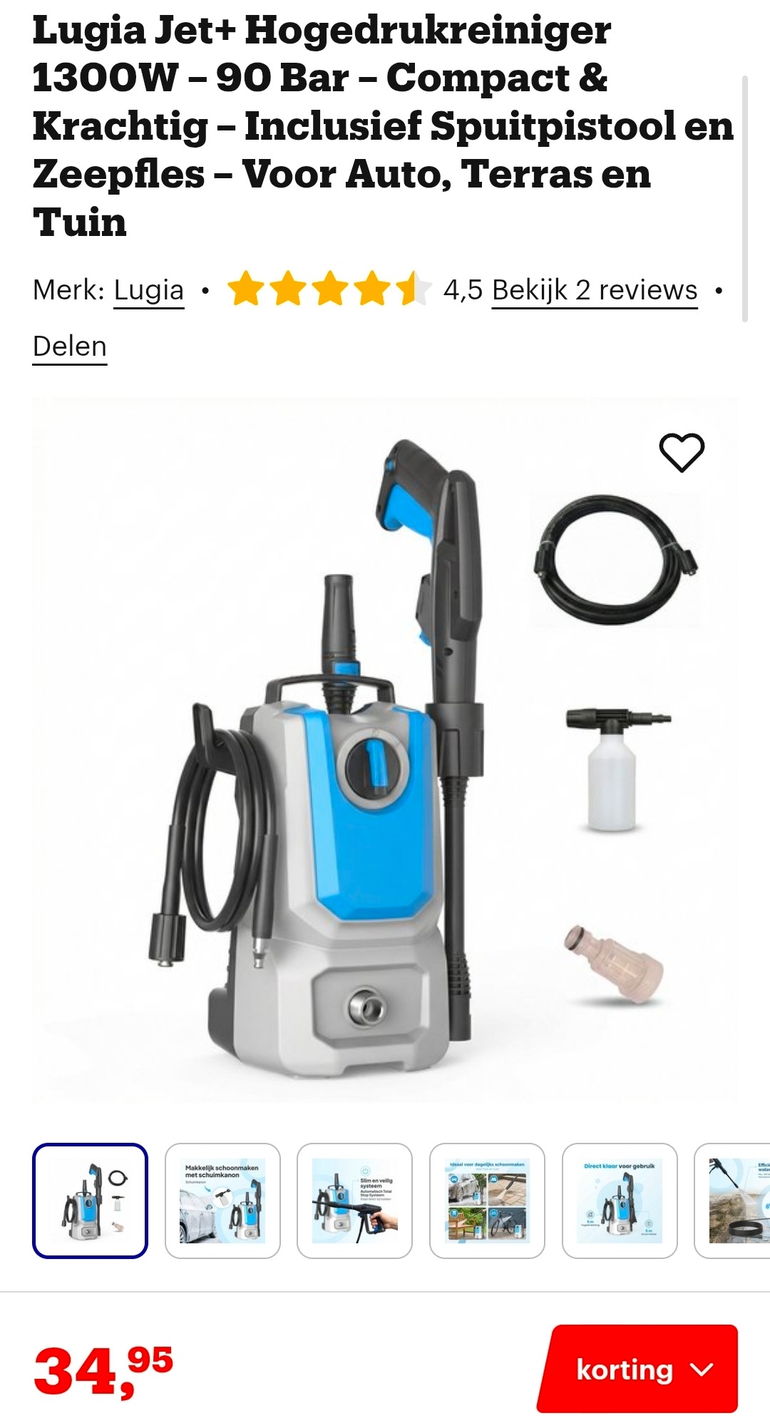 Knalpromo: Lugia Jet+ Hogedrukreiniger