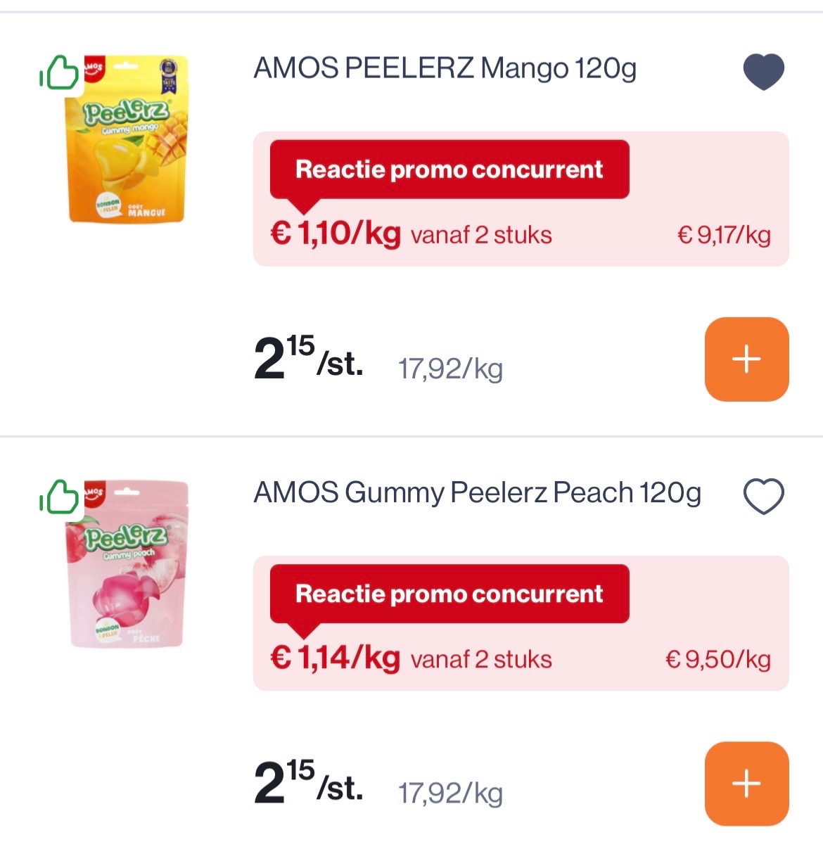 AMOS snoepjes goedkoper + coupon