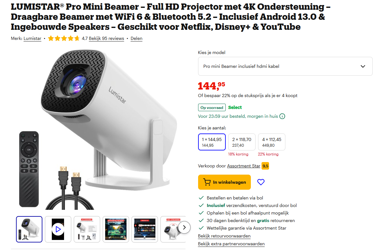 LUMISTAR® Pro Mini Beamer