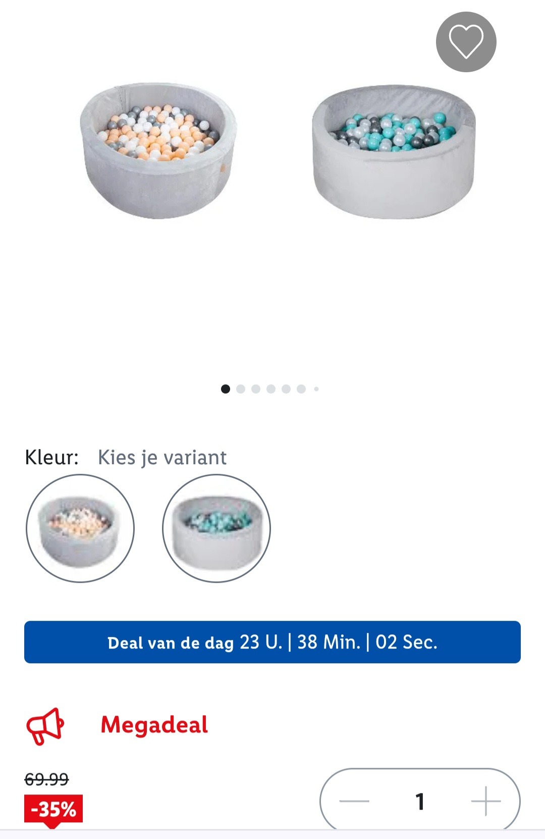 Ballenbad, inclusief 300 ballen -35%