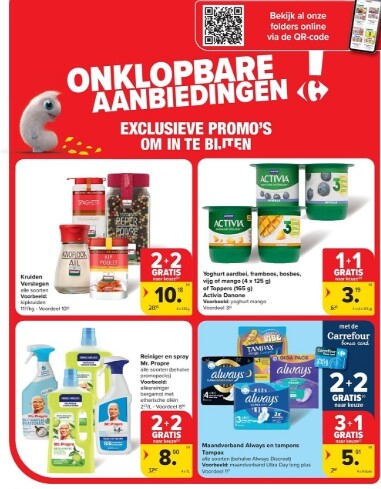 Onklopbare aanbiedingen bij Carrefour market