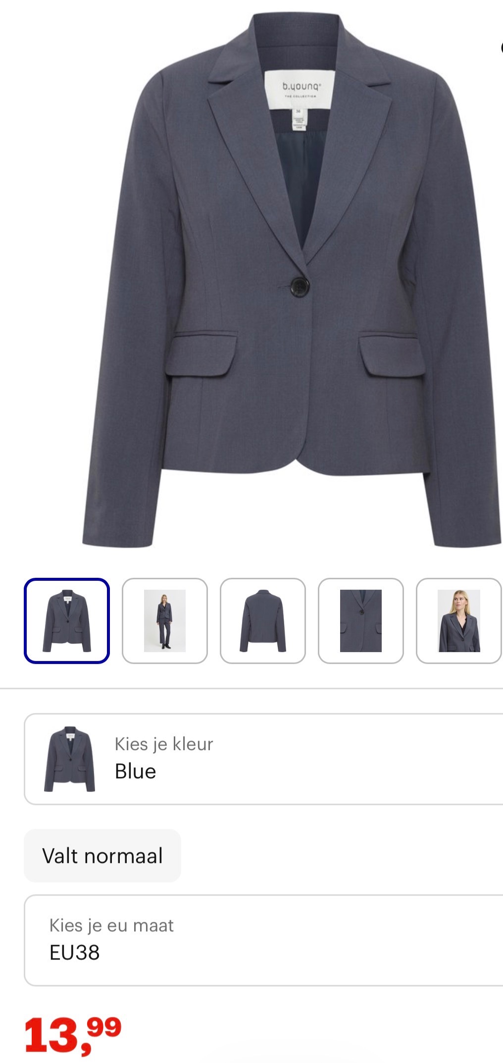 B.Young blazer 38