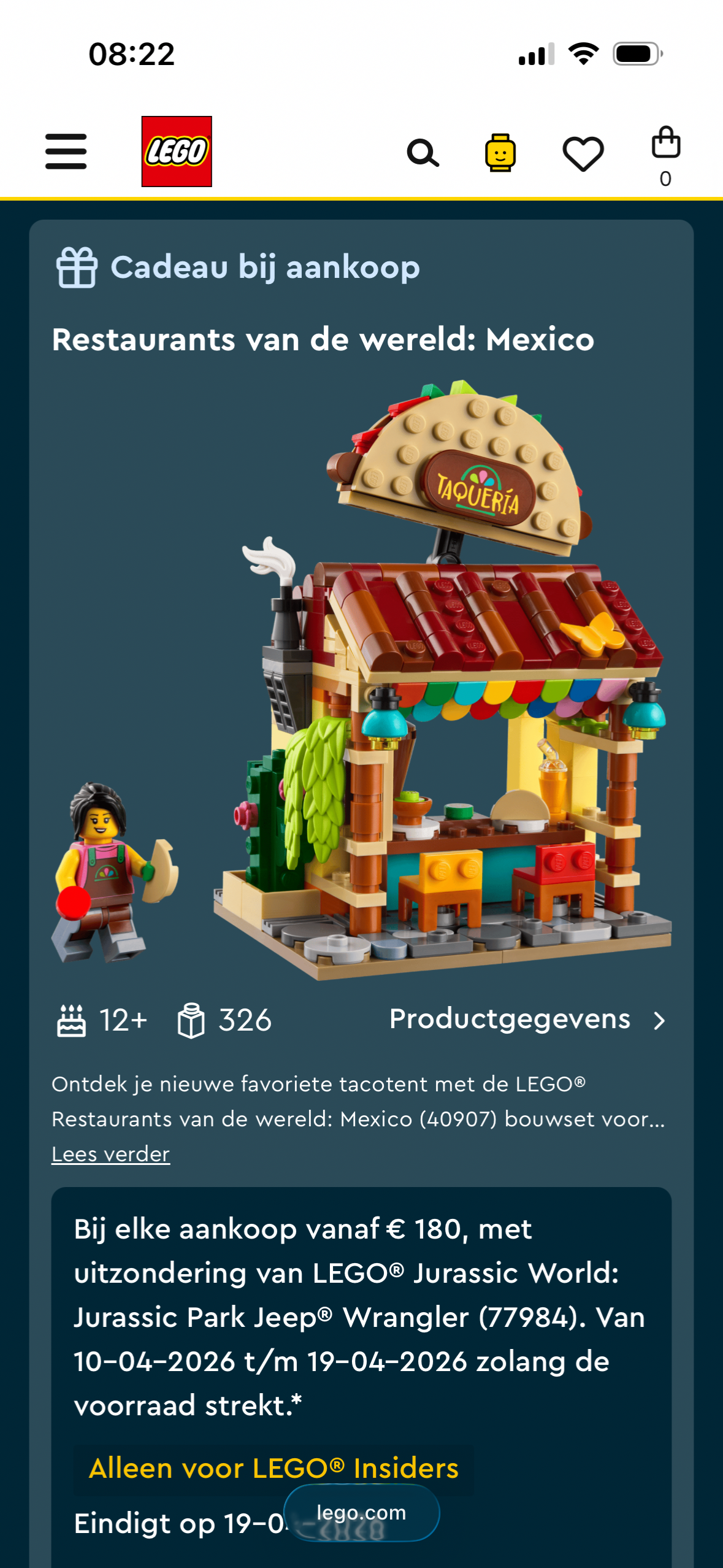 Gratis cadeaus bij lego