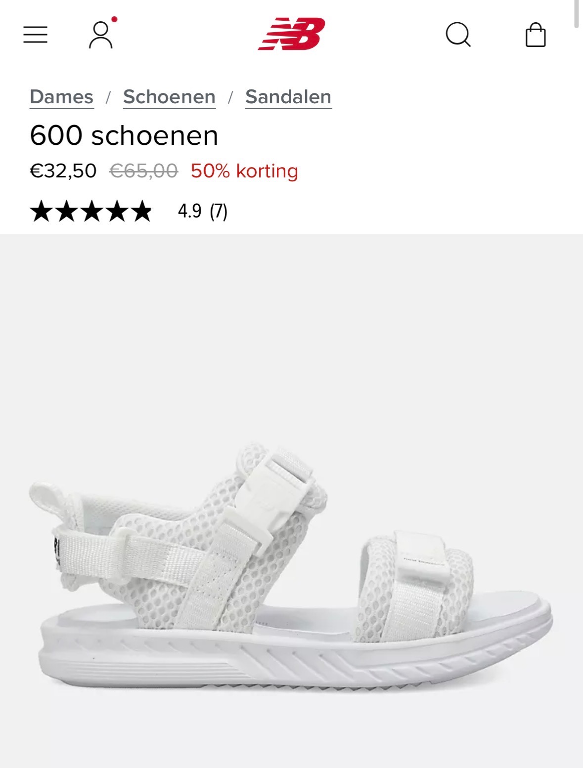 New balance sandalen