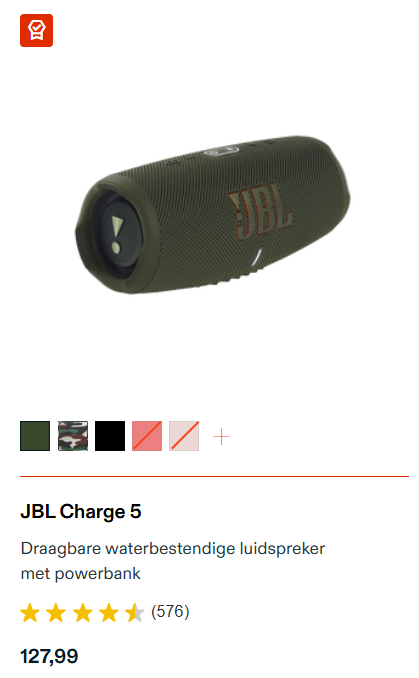 JBL outlet tot -46% (of meer)
