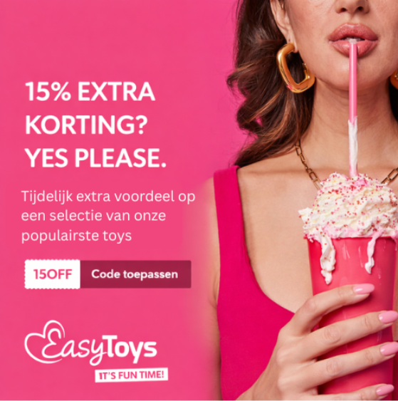 -15% extra op spannende toys 🫦