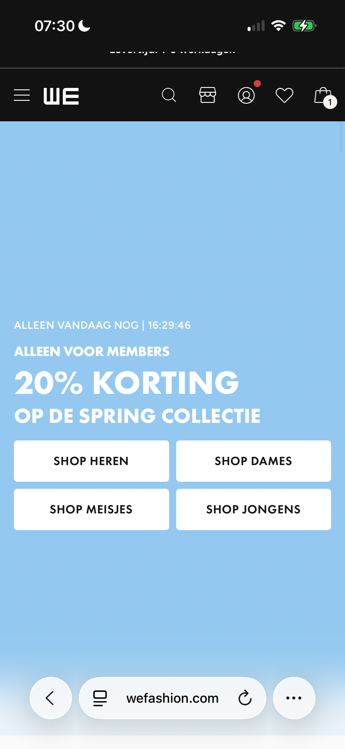 -20% op spring collectie
