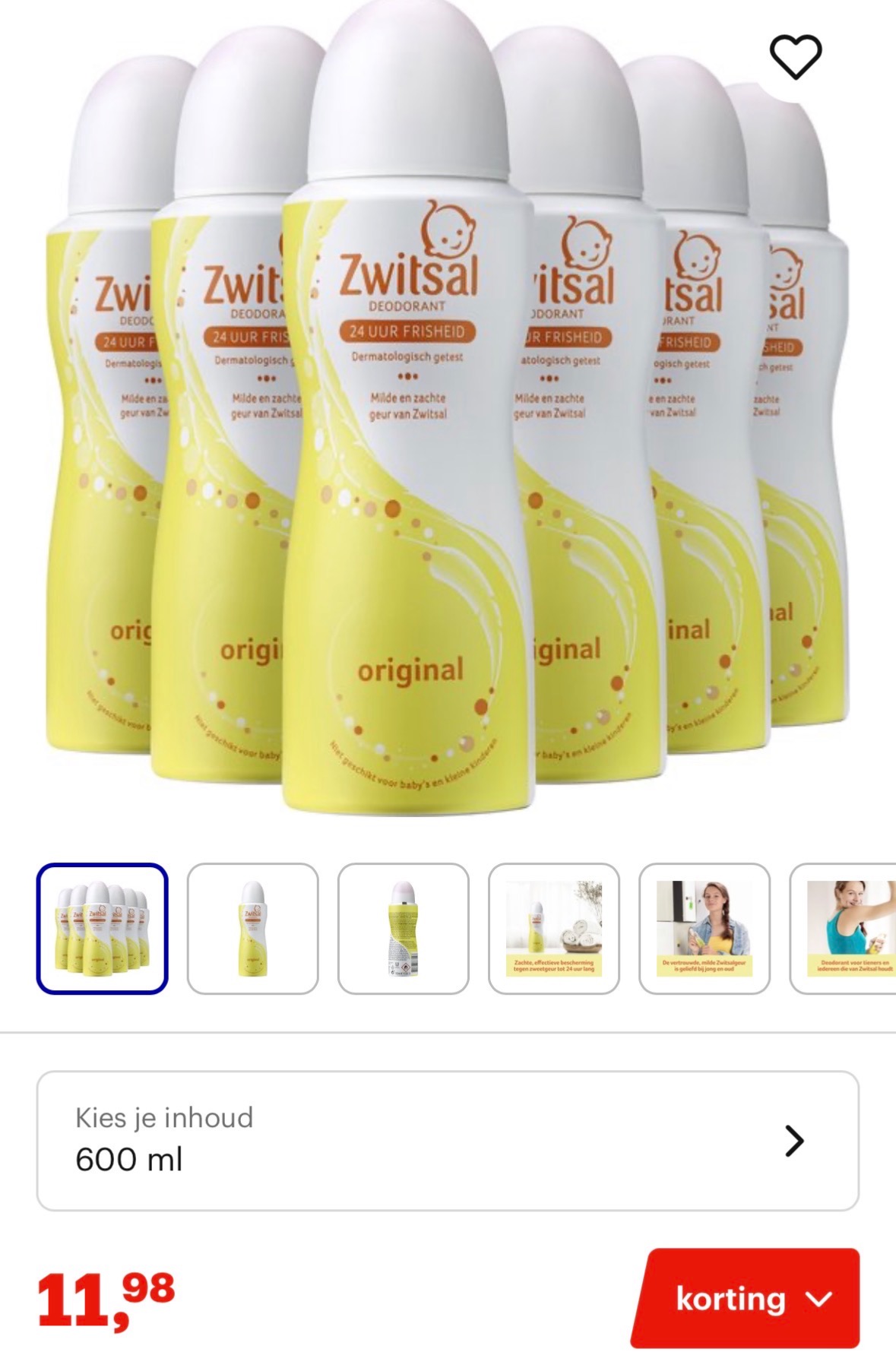Zwitsal Deodorant