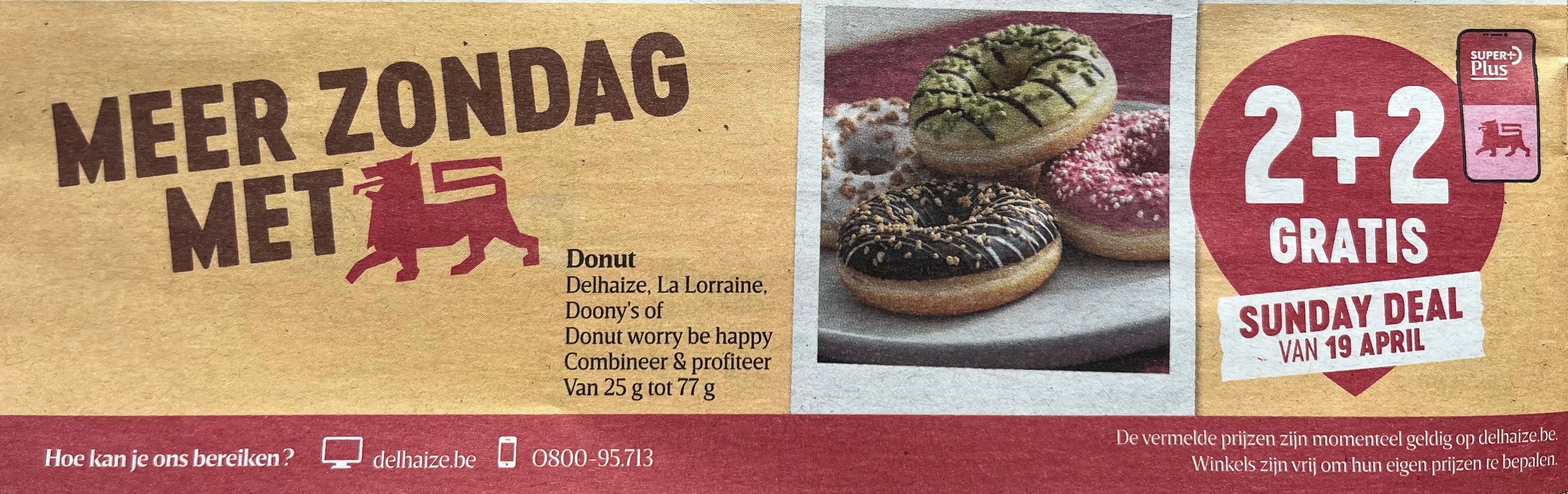 Zondagsdeal Delhaize op 19/4/26