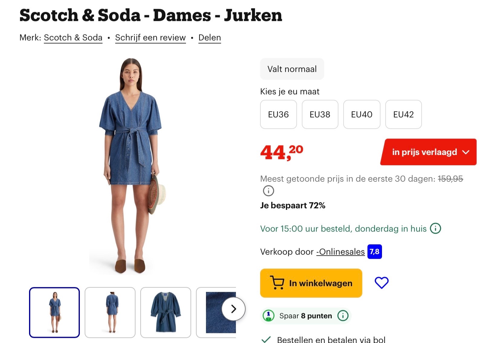 Scotch & Soda - Dames - Jurken -72%