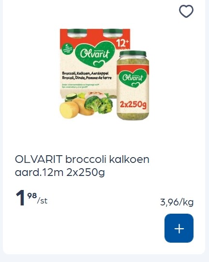 Olvarit potjes goedkoper + coupon