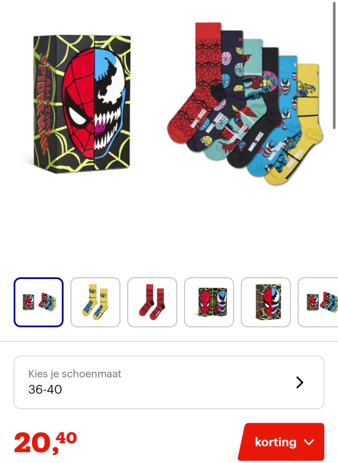Happy Socks 36-40 (Marvel)