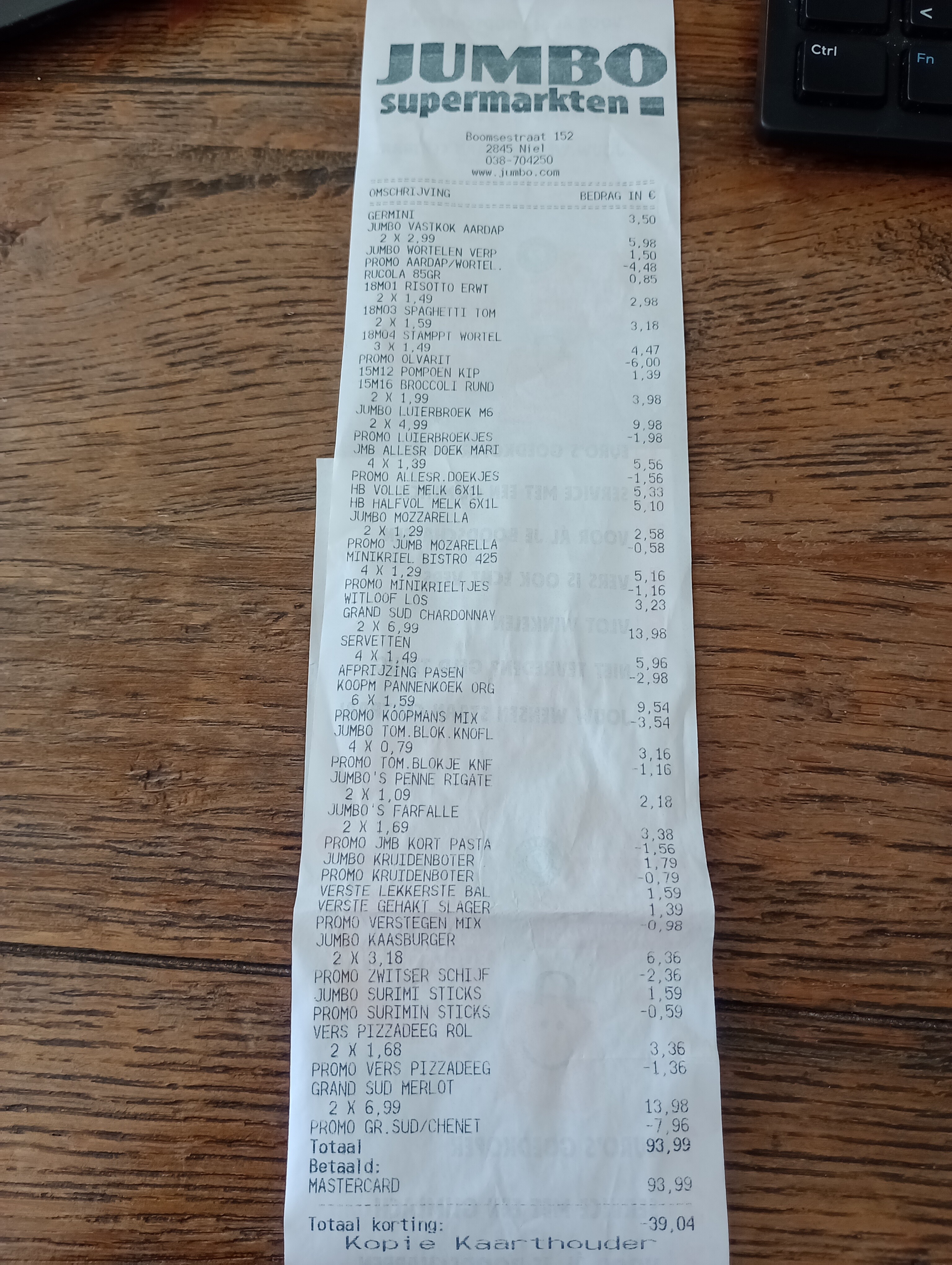 €39,04 of 30% bespaard bij Jumbo