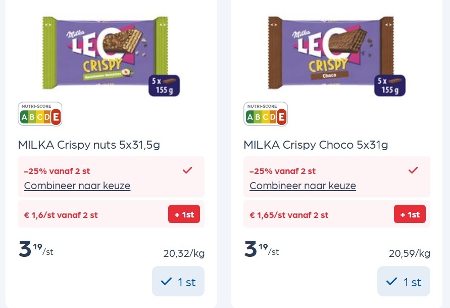 Leo crispy mooie promo bij Collect en go