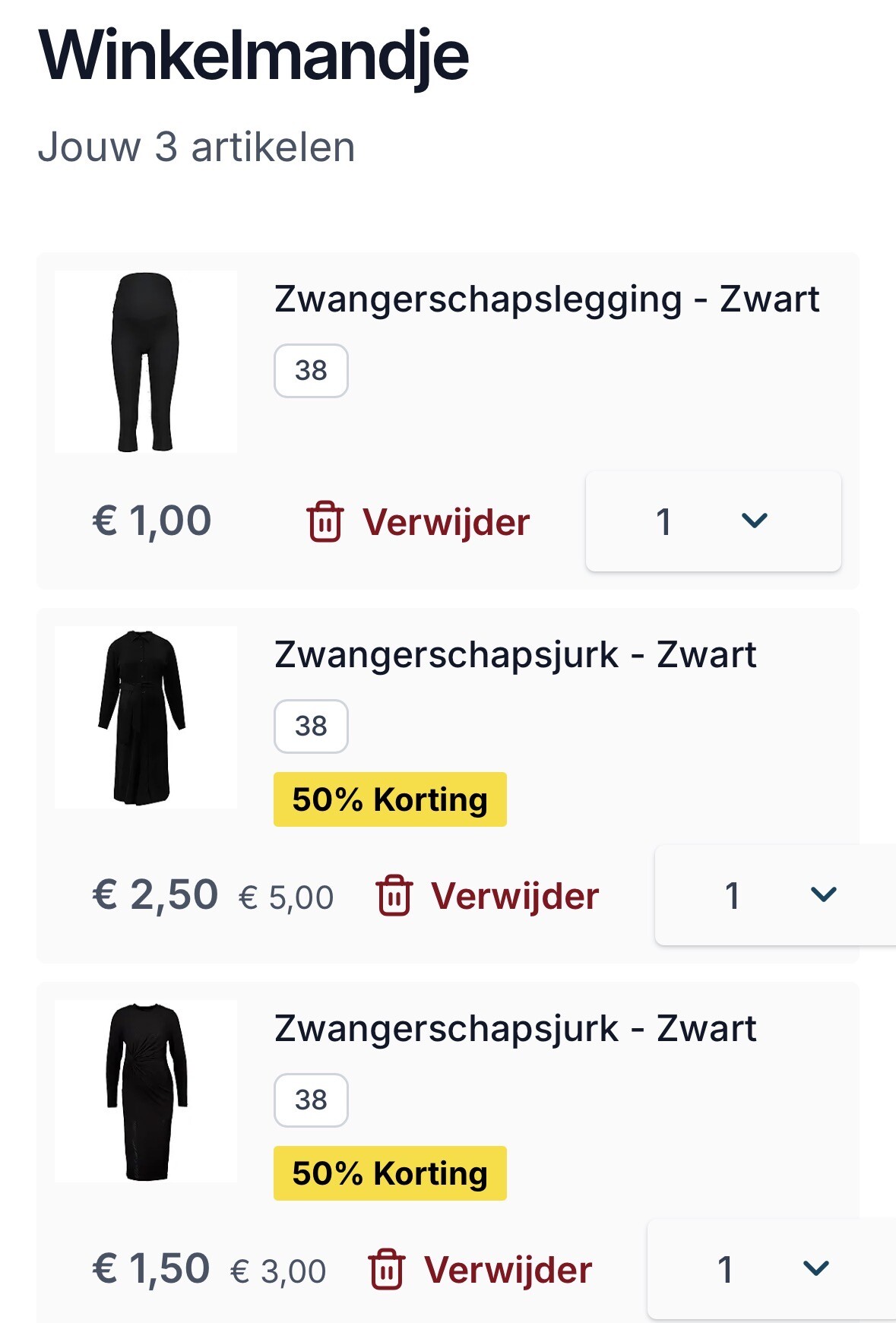 Zwangerschapsjurken & legging