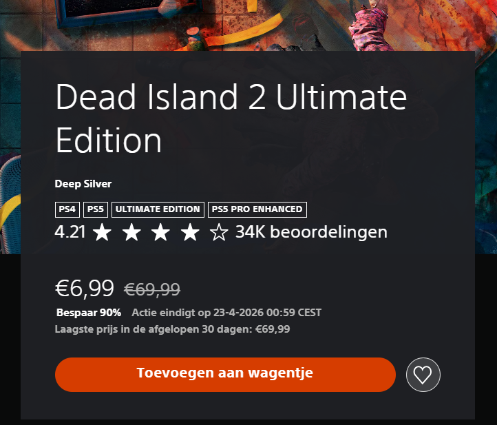 PS game: Dead Island 2 Ultimate Edition
