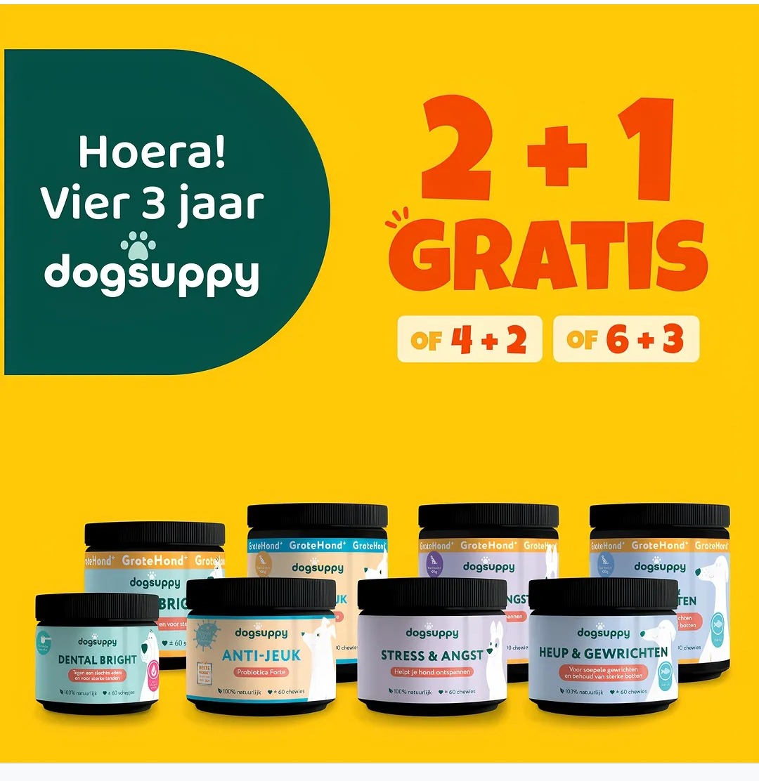 Dogsuppy 2 + 1 gratis