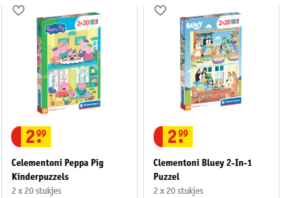Clementoni puzzels aan €2,99 bij Kruidvat 🧩✨