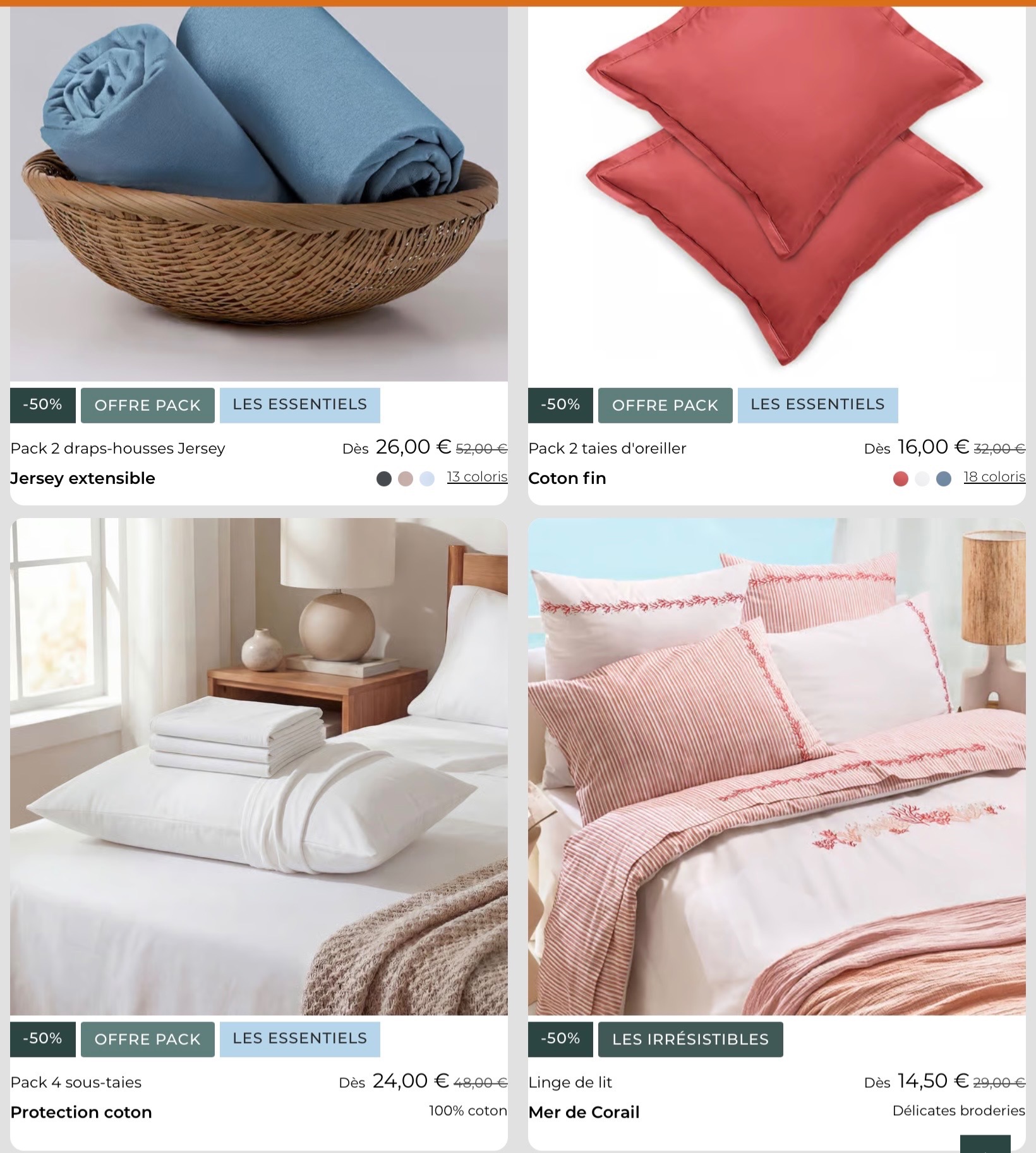 Beddengoed tot -50%