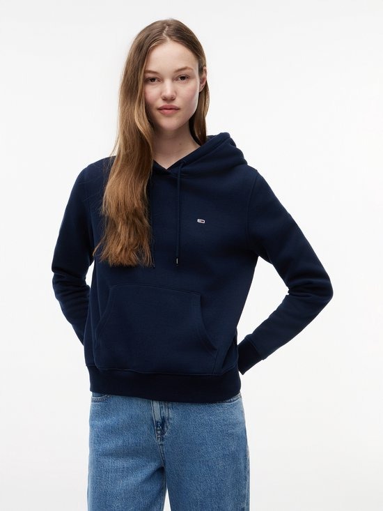 Tommy Jeans Flag Embroidery Brushed Fleece Hoody