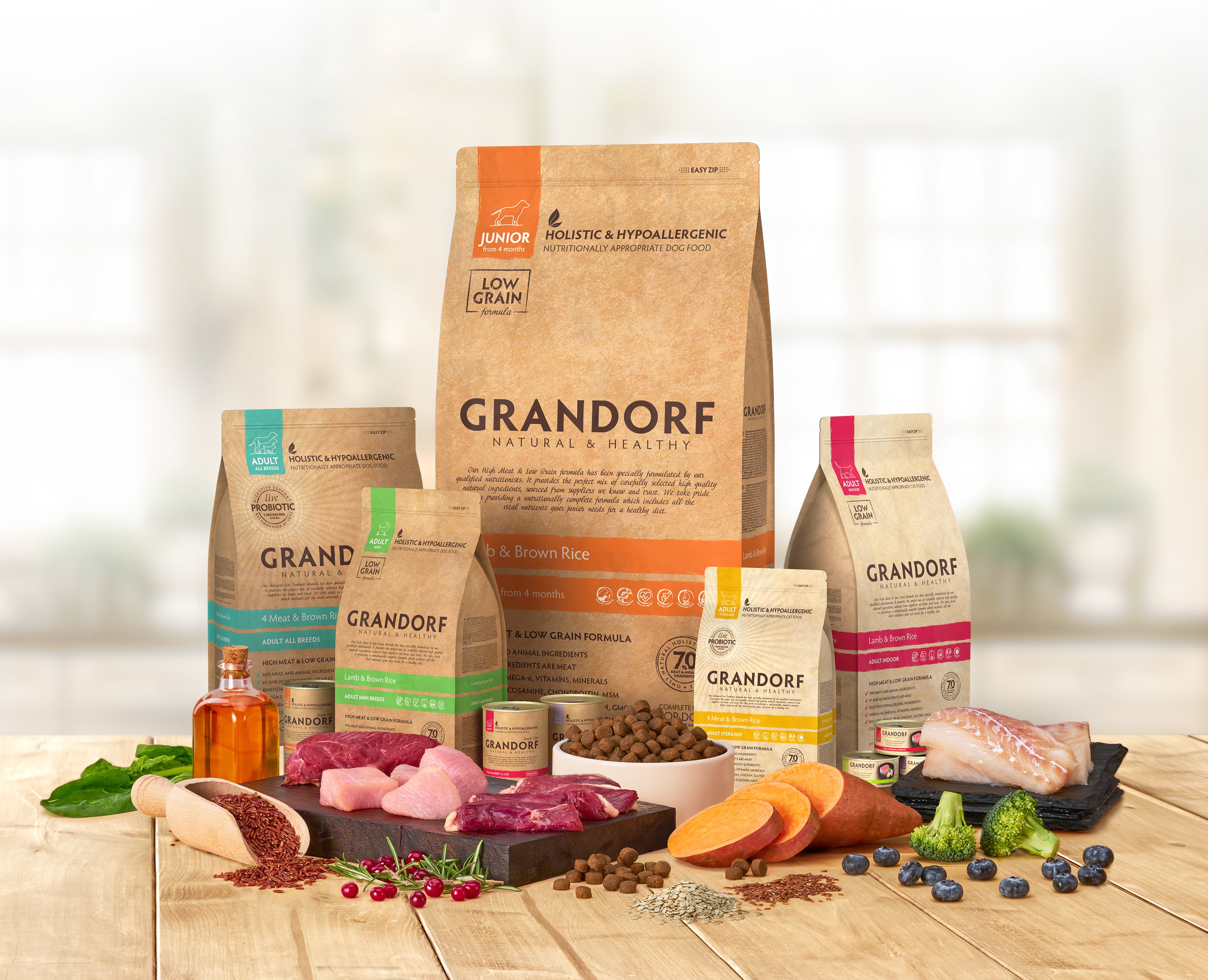 Mega korting op Grandorf honden- en kattenvoeding