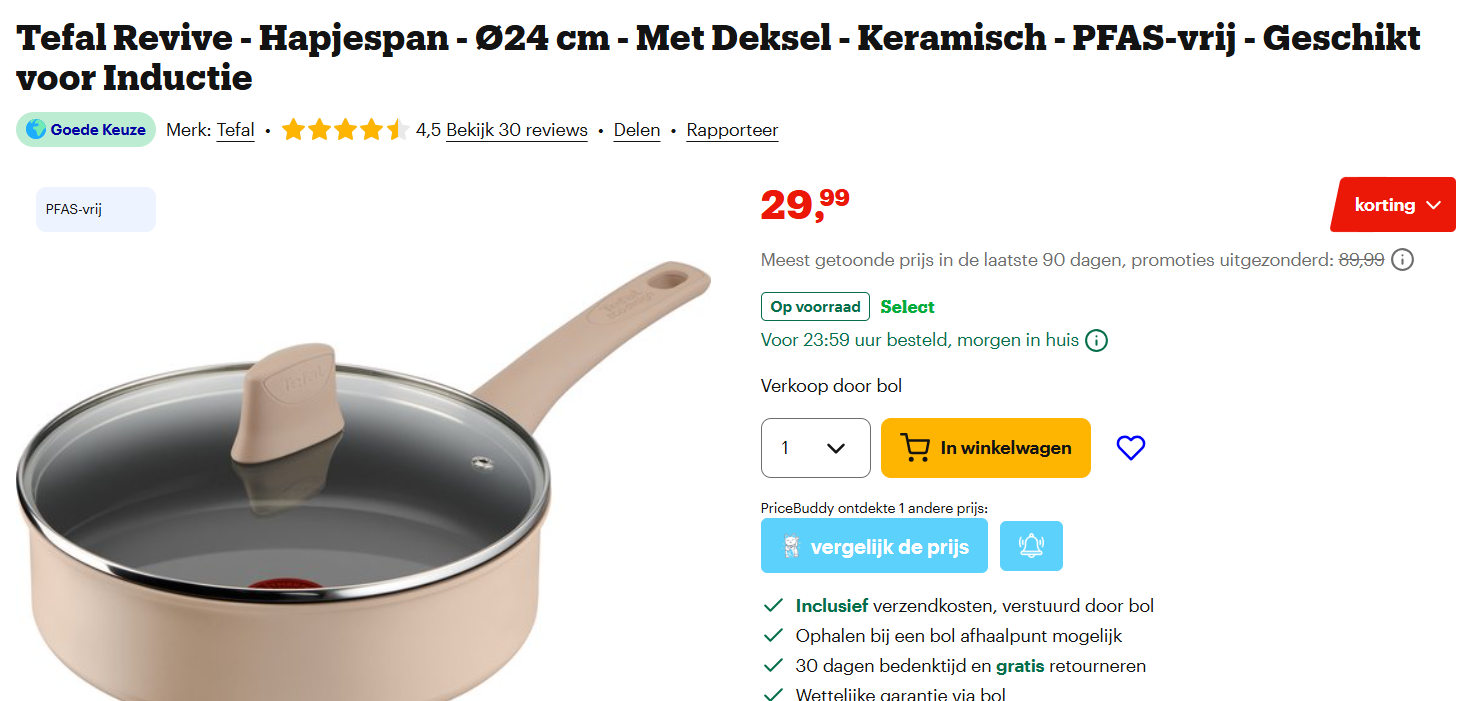 Tefal Revive - Hapjespan