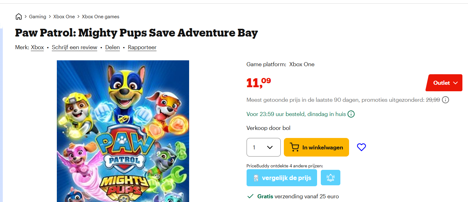 Paw Patrol Xbox One