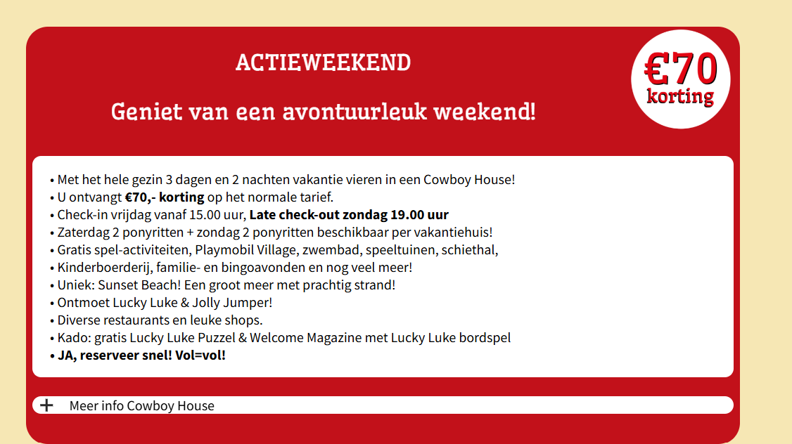PonyparkCity - actieweekenden