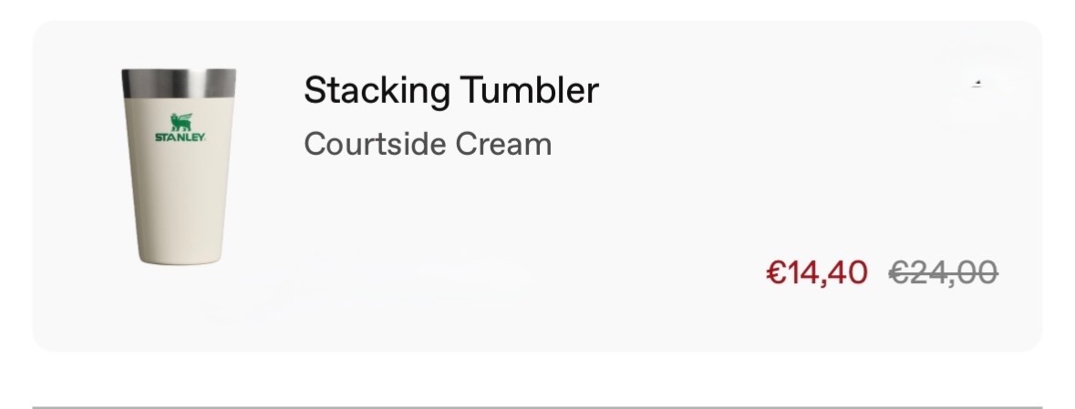 Stanley Stacking Tumbler