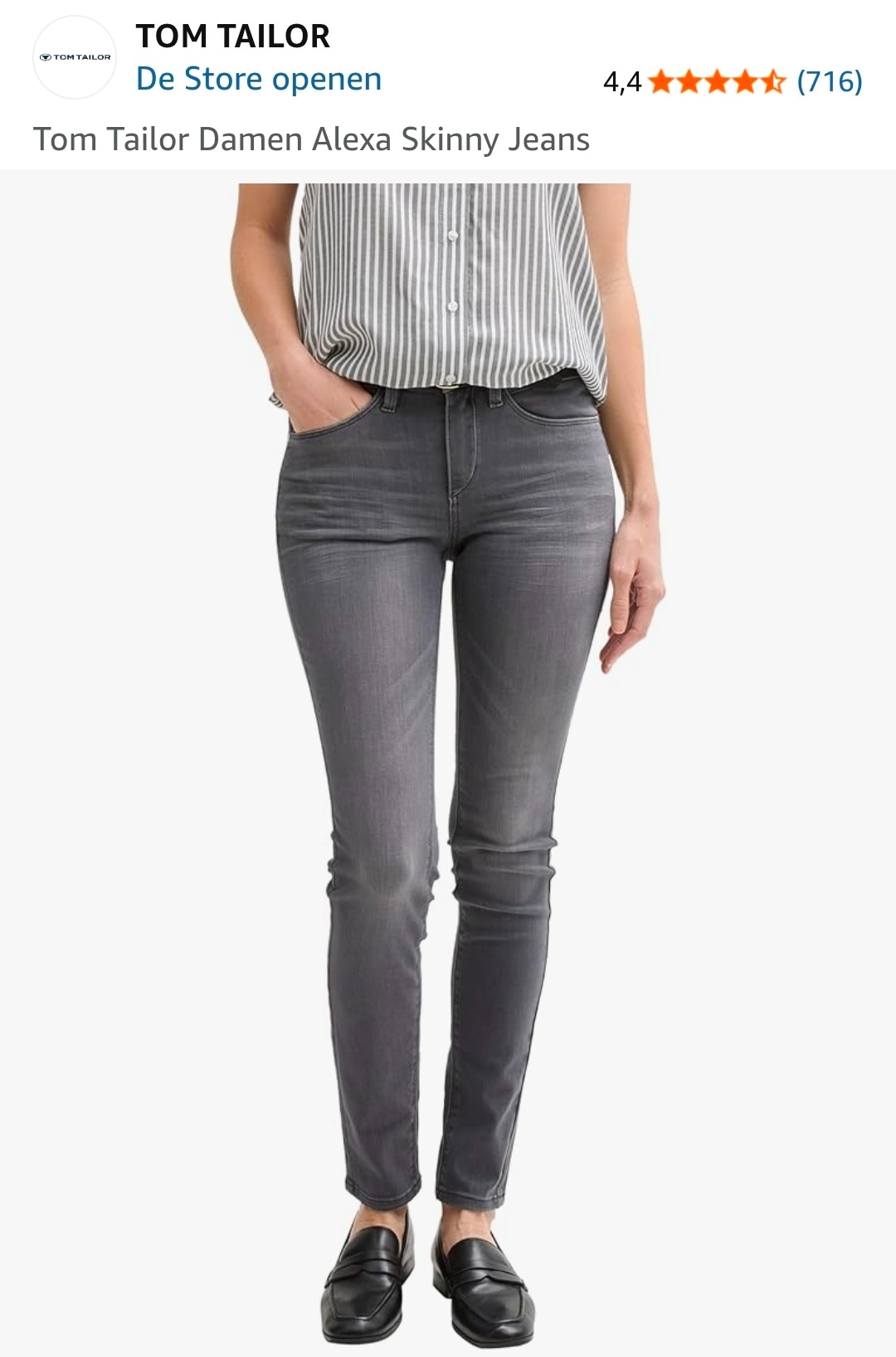 Tom Tailor dames Alexa skinny jeans