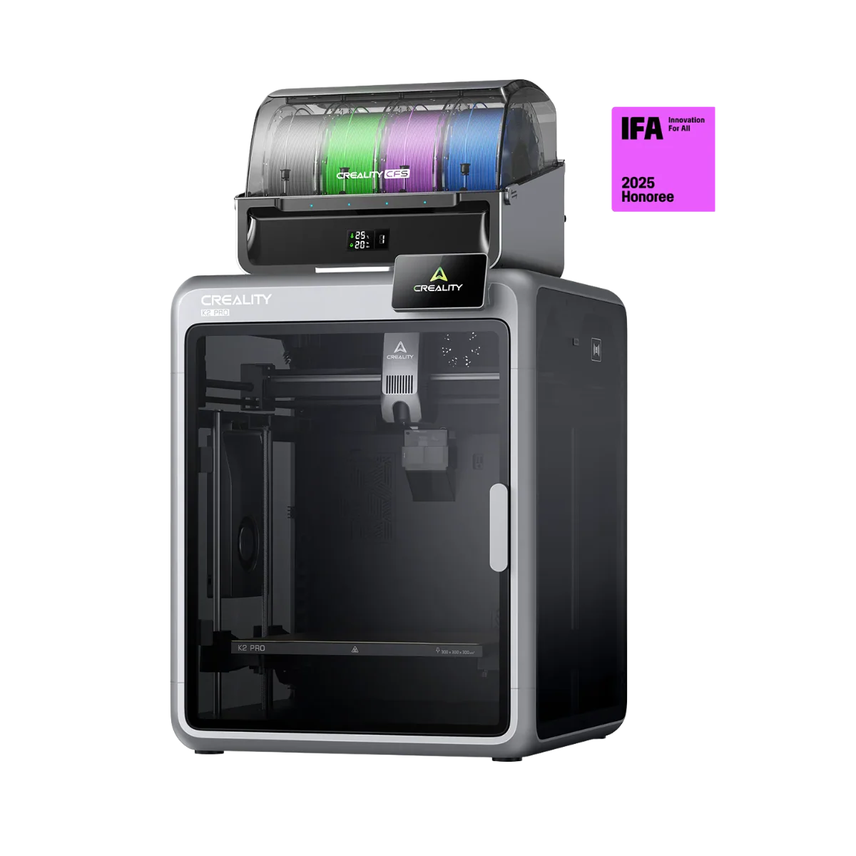Creality K2 Pro Combo 3D-printer met geavanceerde specificaties en multi-color systeem