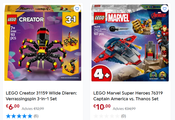 Tot -56% op LEGO & Playmobil bij Smyths Toys