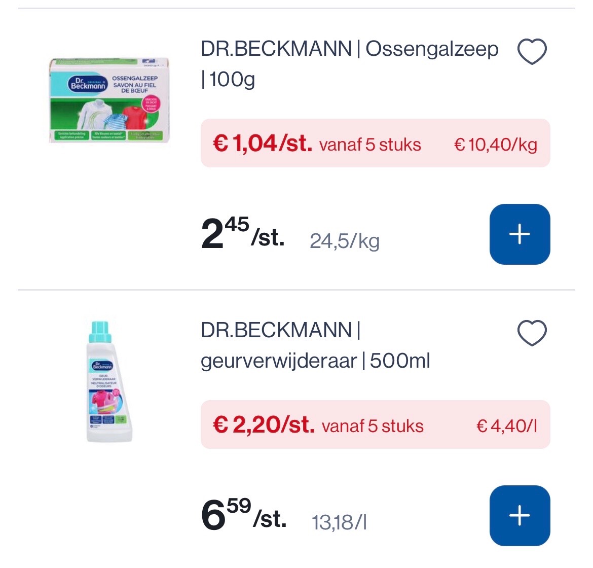 Dr beckmann producten in promo