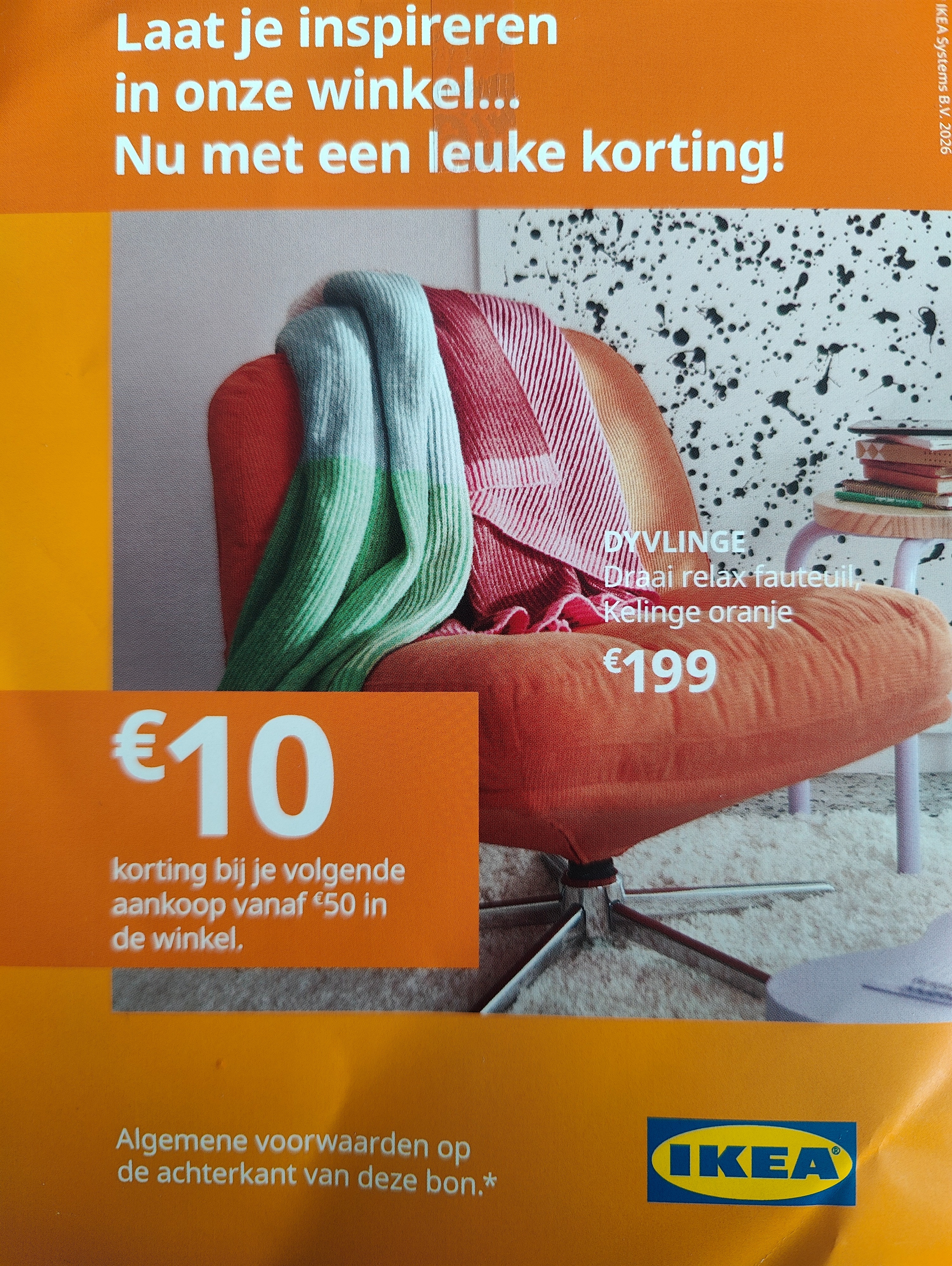 10€ korting bij IKEA 💛