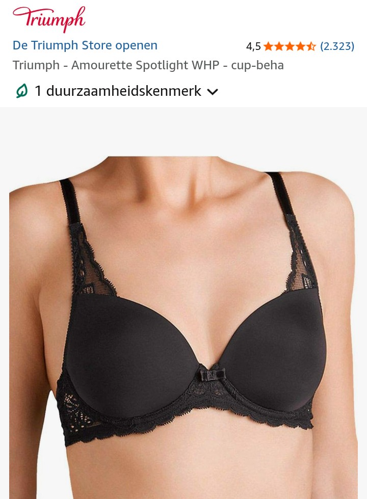 -58% Zwarte Triumph BH